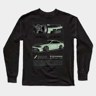 Silvia S14 Zenki (green) Long Sleeve T-Shirt